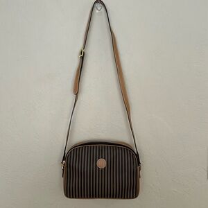 Fendi striped camera bag used